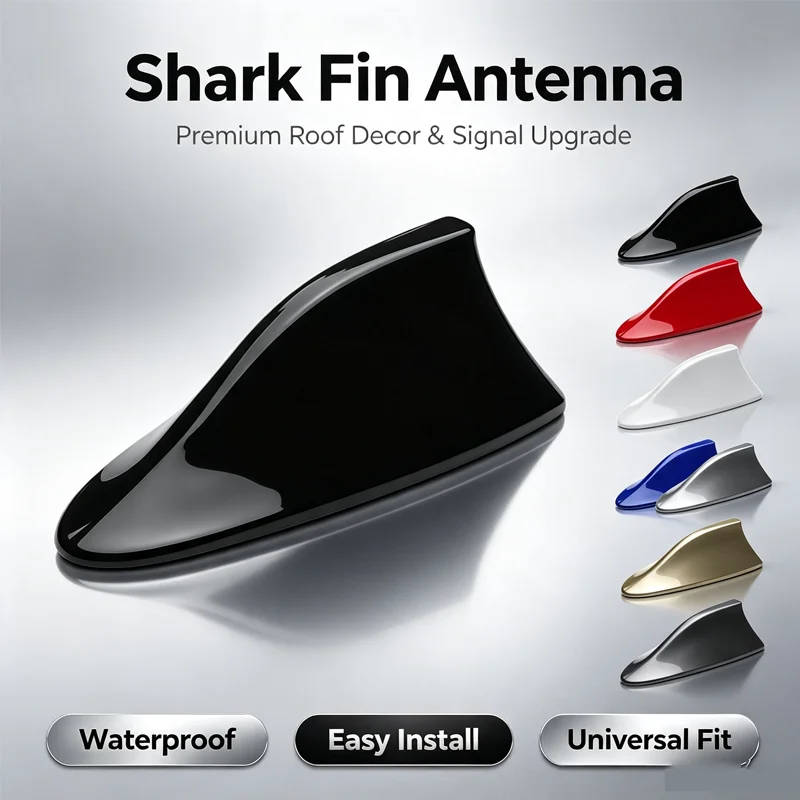 For Peugeot 207 Shark Fin Antenna, FM Signal Booster, Waterproof Radio Antenna, FM/AM Super Aerials car antenna