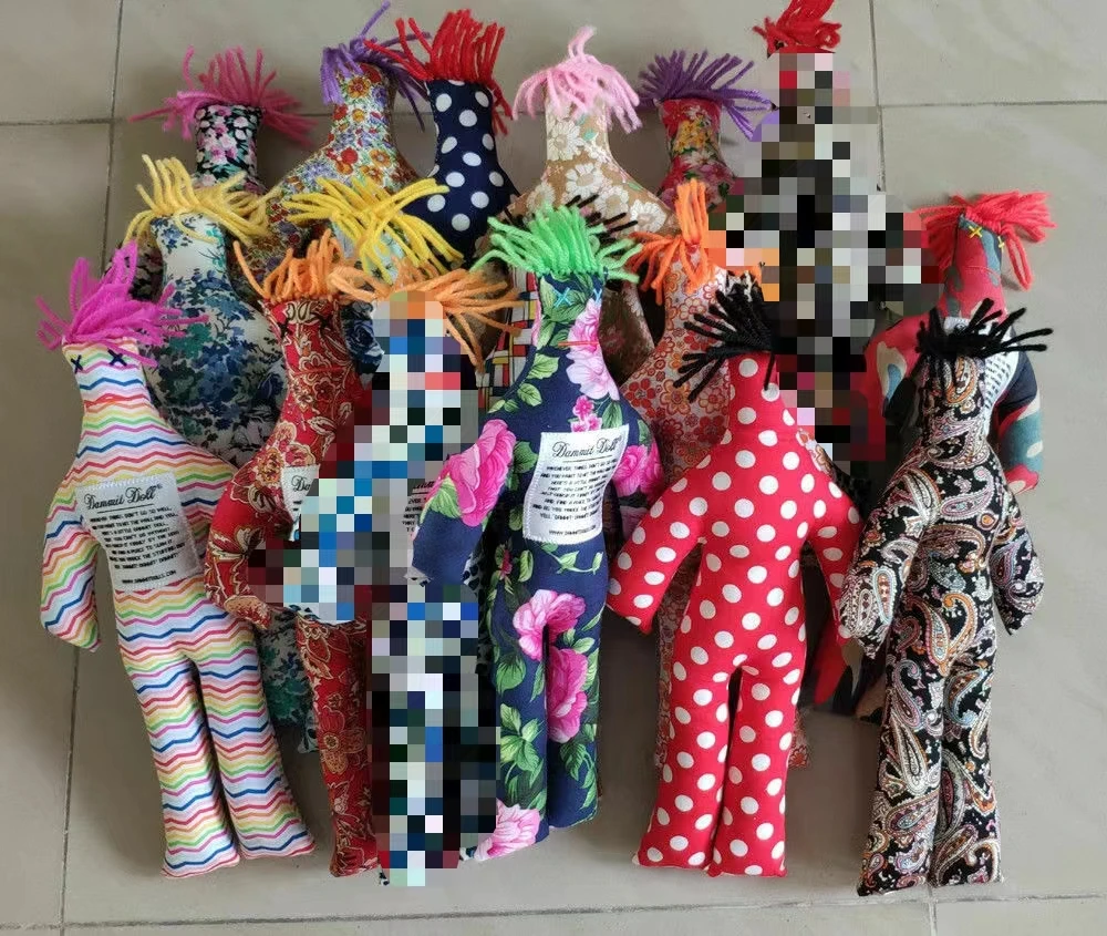 

4pcs NEW Random Pattern Color Stress Relief 12" Dammit Doll Plush toy