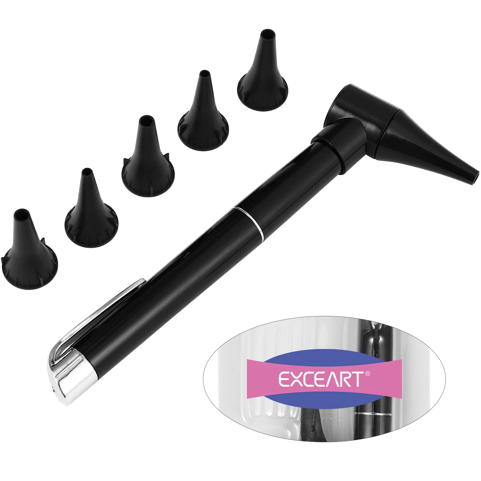 Otoscope with Light Otologic Care Tool Ear Magnifying Lens Inspection Simple Diagnostic Kit