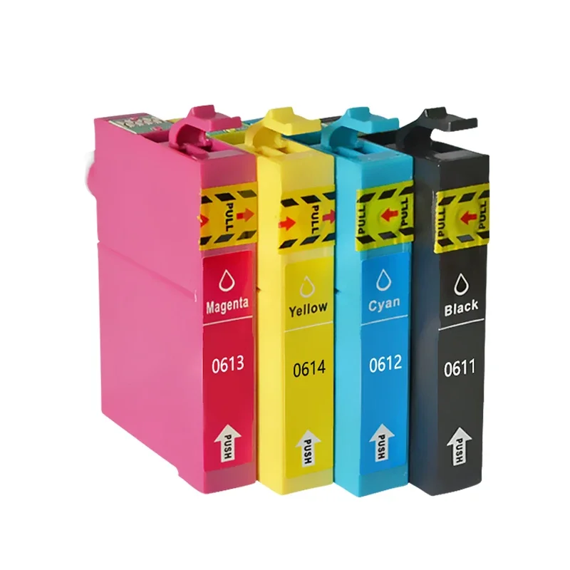 4pcs T0611 T0612 T0613 T0614 compatible Ink Cartridge For Epson Stylus D68 D88 DX3800 DX3850 DX4200 DX4250 DX4800 DX4850 printer