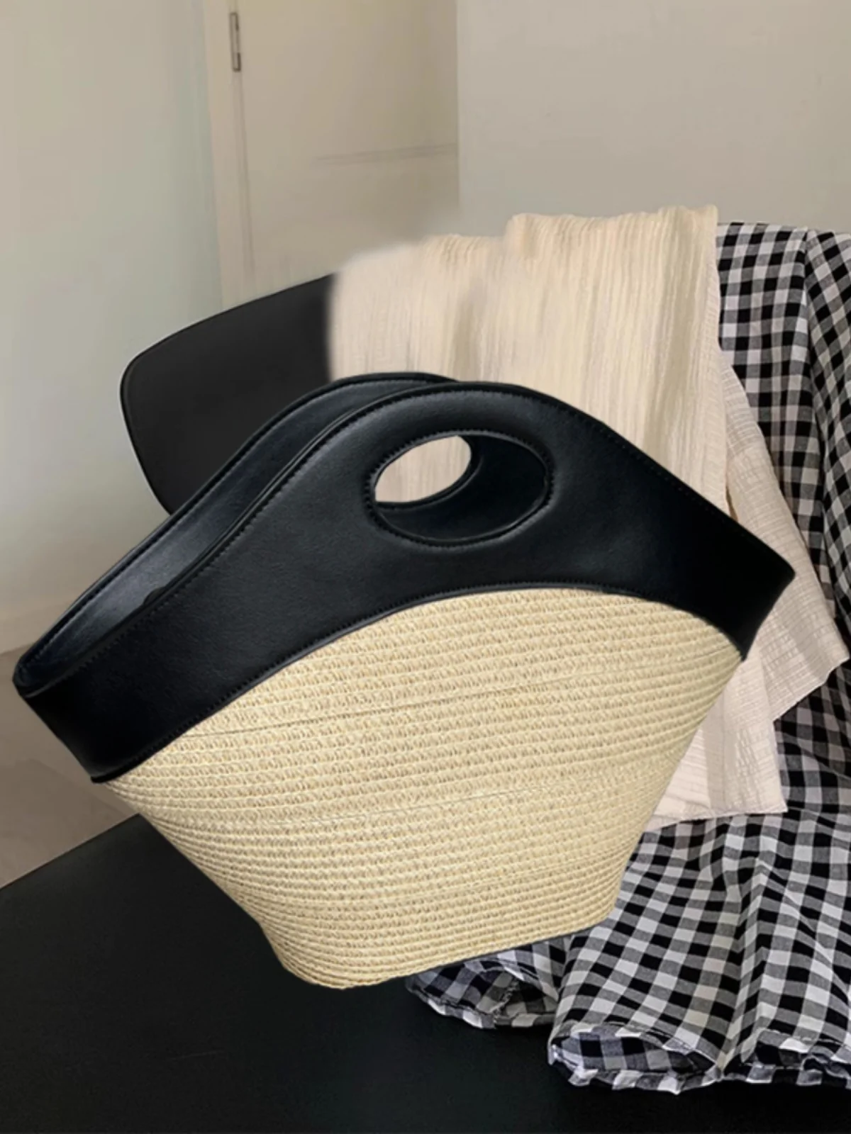 

Women's Dumpling aped Color Blo St Woven Bag Handbag oulder Bag Commuter Large Bag Summer 2025 New Sle High Sensation