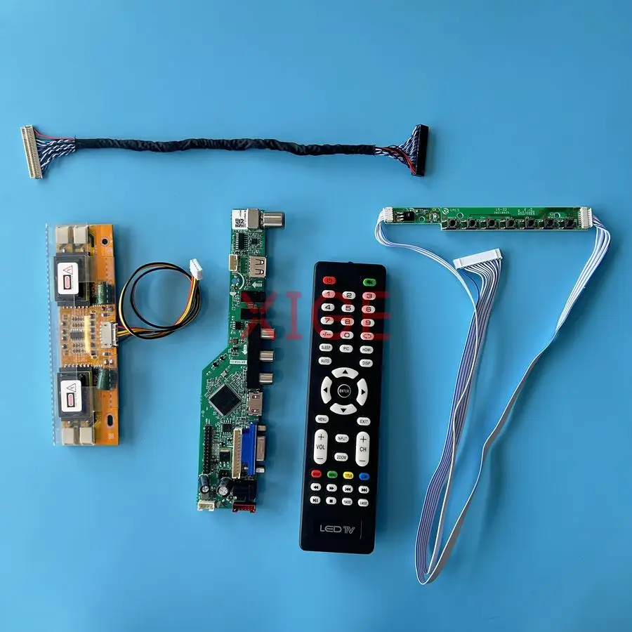 

For LM170E03 LM170E02 LM170E01 SVA170SX01TB Matrix Controller Board DIY Kit 1280*1024 HDMI+VGA+AV+USB 4CCFL 1280x1024 LVDS-30Pin