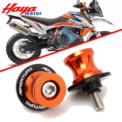 For KTM DUKE 640 790 890 990 1090 1190 1290 ADVENTURE R ADV Moto 10MM Swingarm Sliders Spools Paddock Stand Bobbins Swing Arm