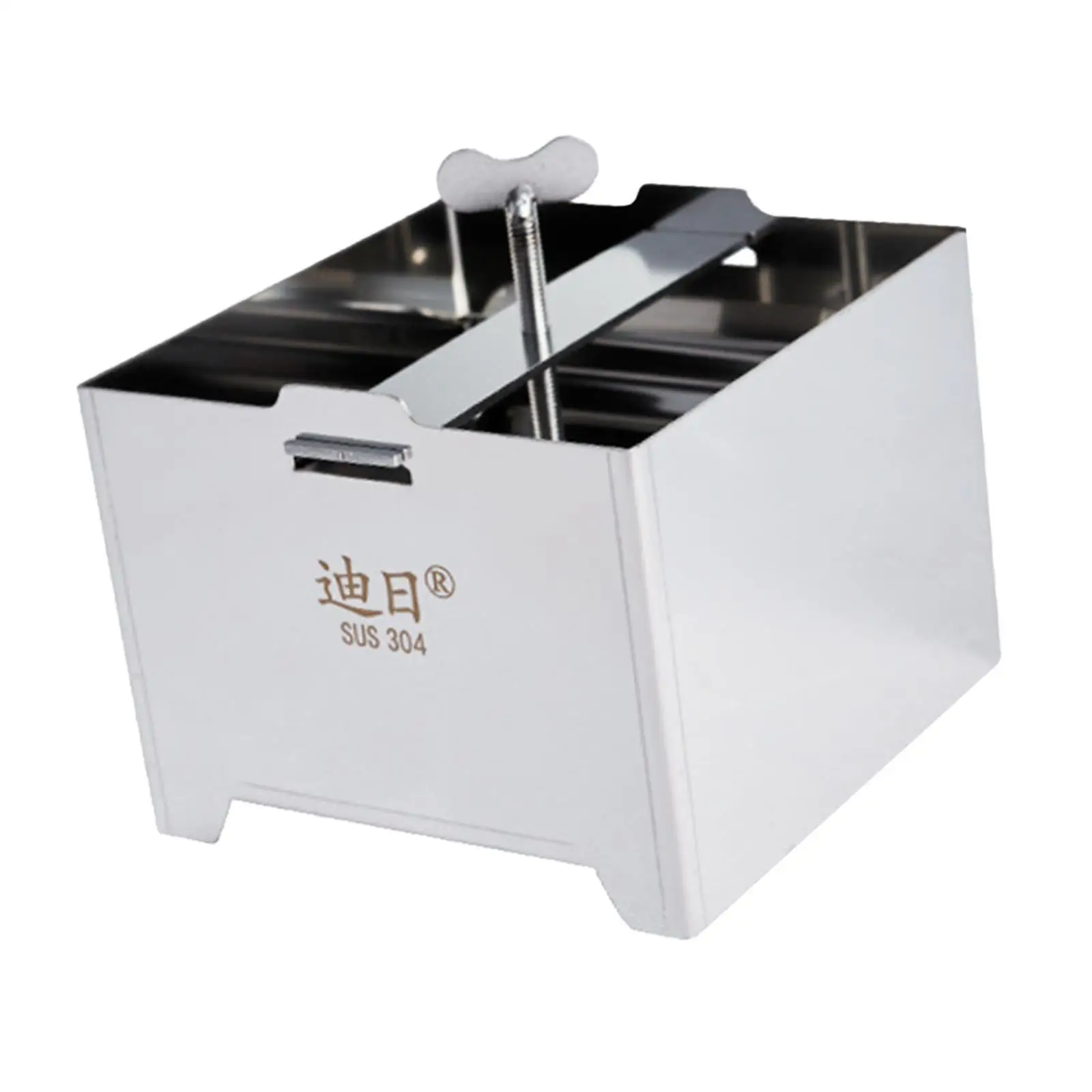 Manual Tofu Maker Press Stainless Steel Thickened Glossy Tofu Mold Set Durable Tofu Cheese Presser for Home Kitchen Cooking Tool