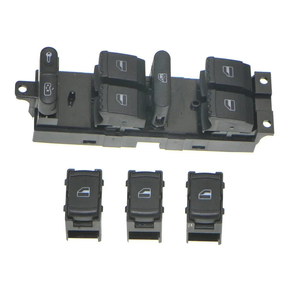 1 Set Window master switch + Original Passenger Side For  VW  Golf Jetta MK4 Passat 1J4 959 857 D 3B0 959 855 B