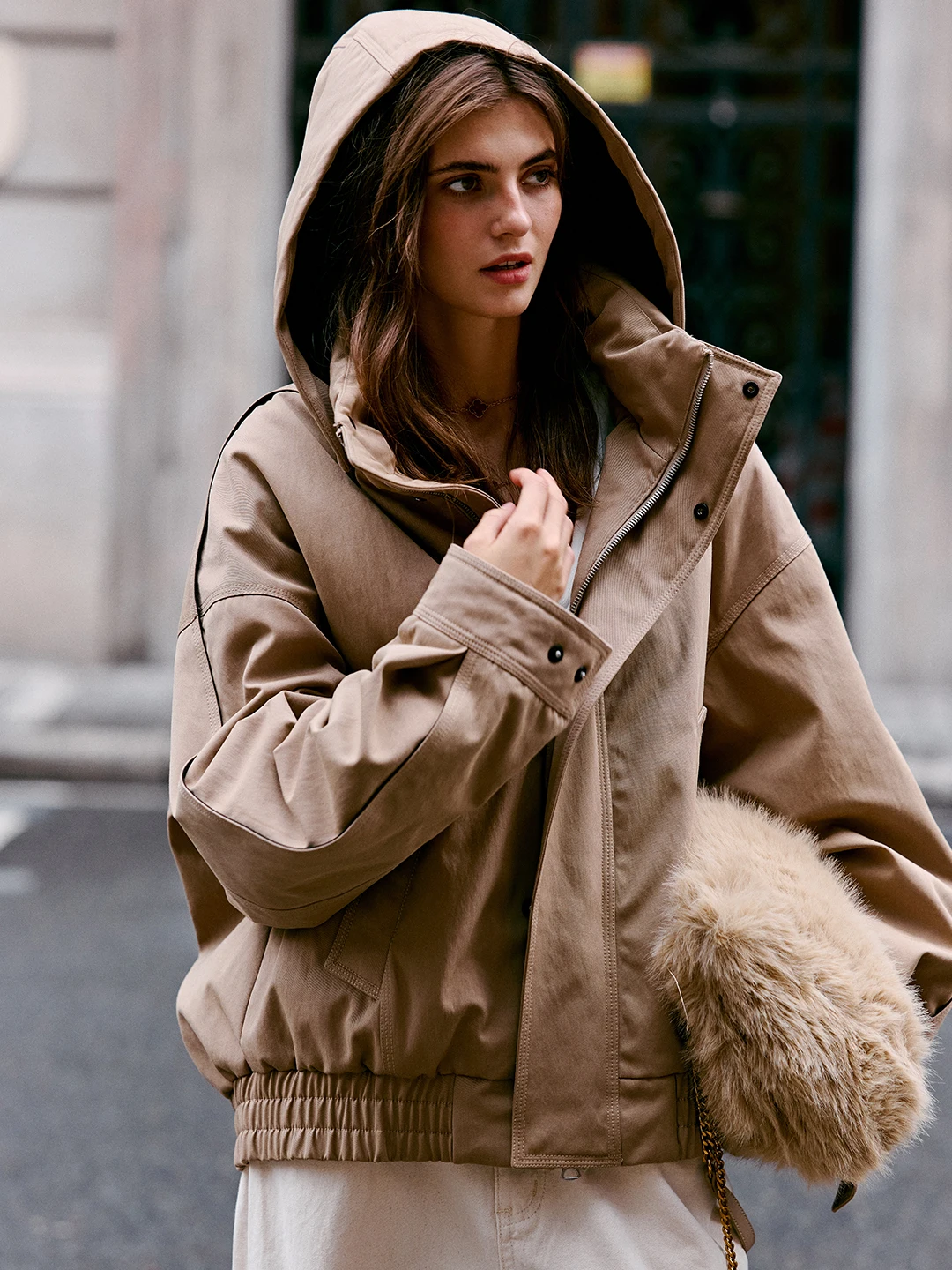 

Luna7xi Women's down Jaet Hard ell Full Prure Glue Tee-Proof Design Loose Winter Coat Korean Sle Commute Wind