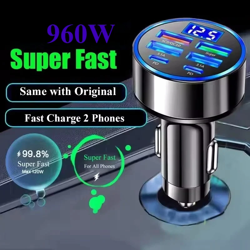 960W Usb Car Charge…