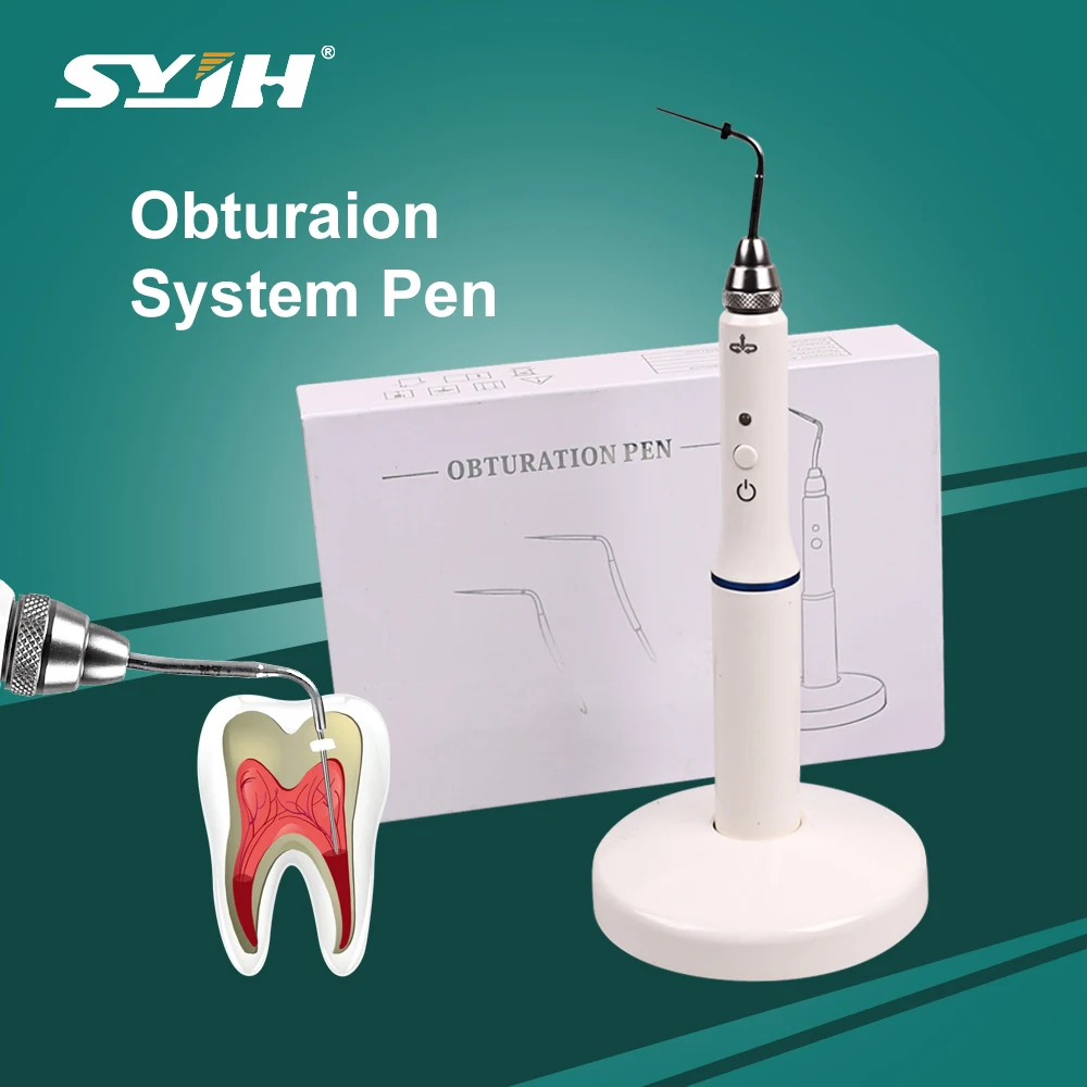 

SYJH Dental Gutta Percha Obturation Pen Cordless Root Canal Filling System 3S Heating Dental Gutta-percha Cutter with 2 Tips
