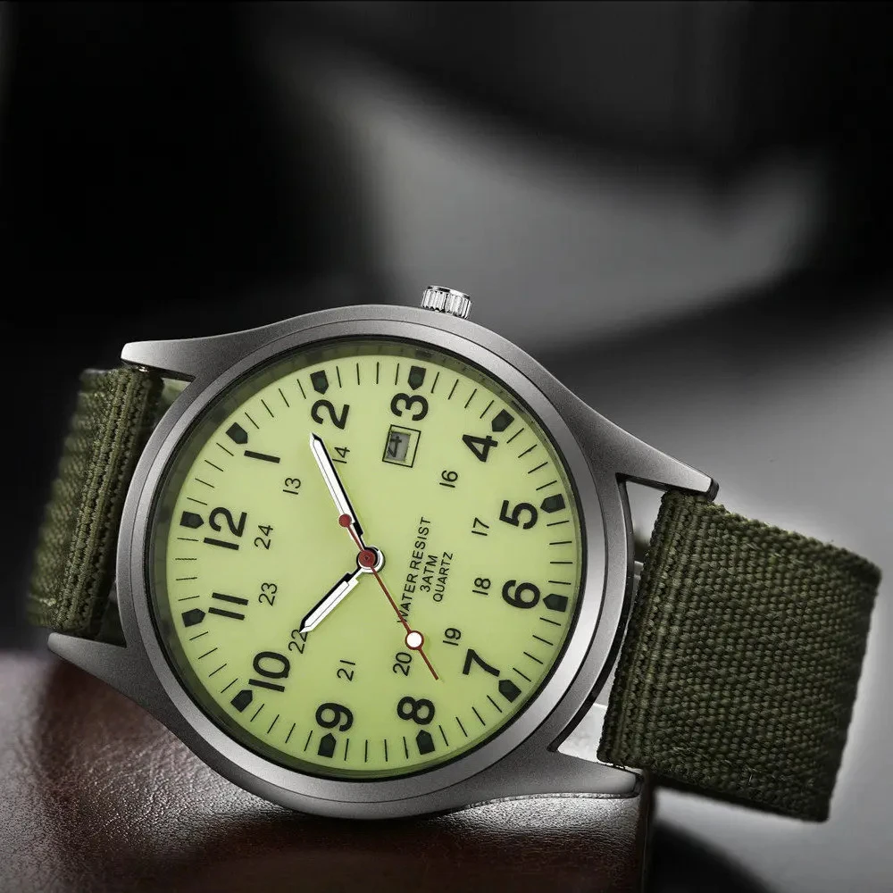 Men's Nylon Waterproof Quartz Wristwatches Luxury Watch Men Designer Brand Famous Business Watch Male Smart Saat Erkek