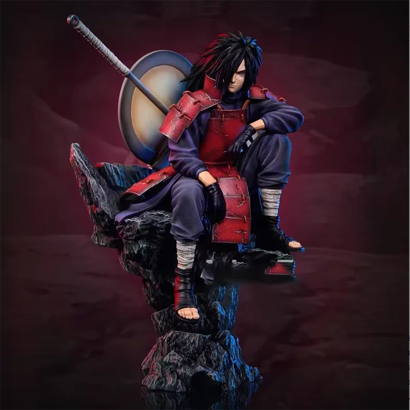 

Genuine Naruto Anime Figures Naruto Uchiha Madara Figure Pvc Statue Collection Model Toy Gifts In Stock