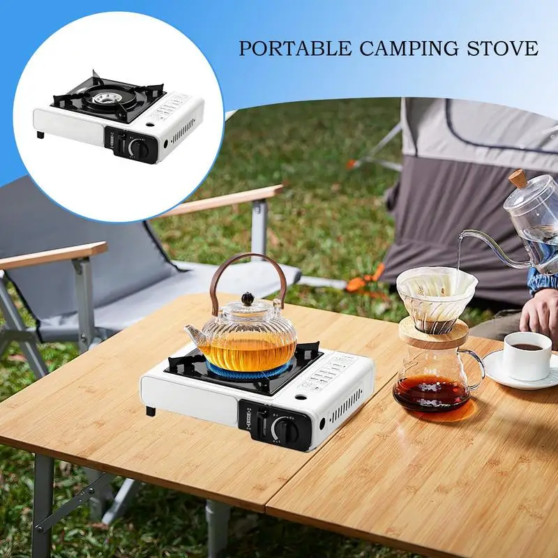 

Portable Stove For Camping Camping Cooking Stove With Carry Case Cooking Gear Outdoor Burner For Picnic Backpacking Fishing