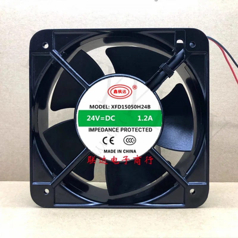 Y+ FÜR 1PCS XFD15050H24B DC24V 1,2A 2-Draht 15050 15CM Inverter Lüfter