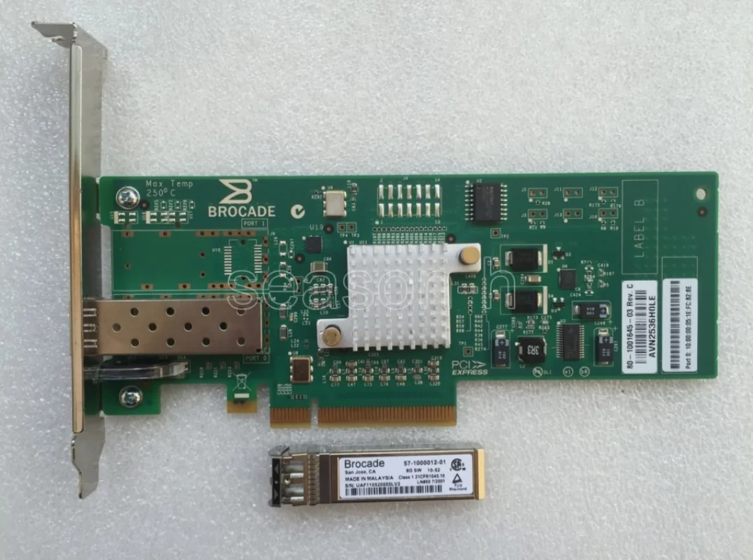 network card for BROCADE BR-815 8GB PCI-E HBA HOST ADAPTER 8GBps PCIE wiht module