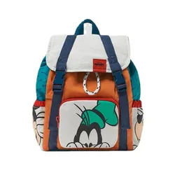 Disney-Mochila con estampado de dibujos animados para mujer, bolso escolar de gran capacidad para guardería, bolsa de viaje para niño y niña, 2022