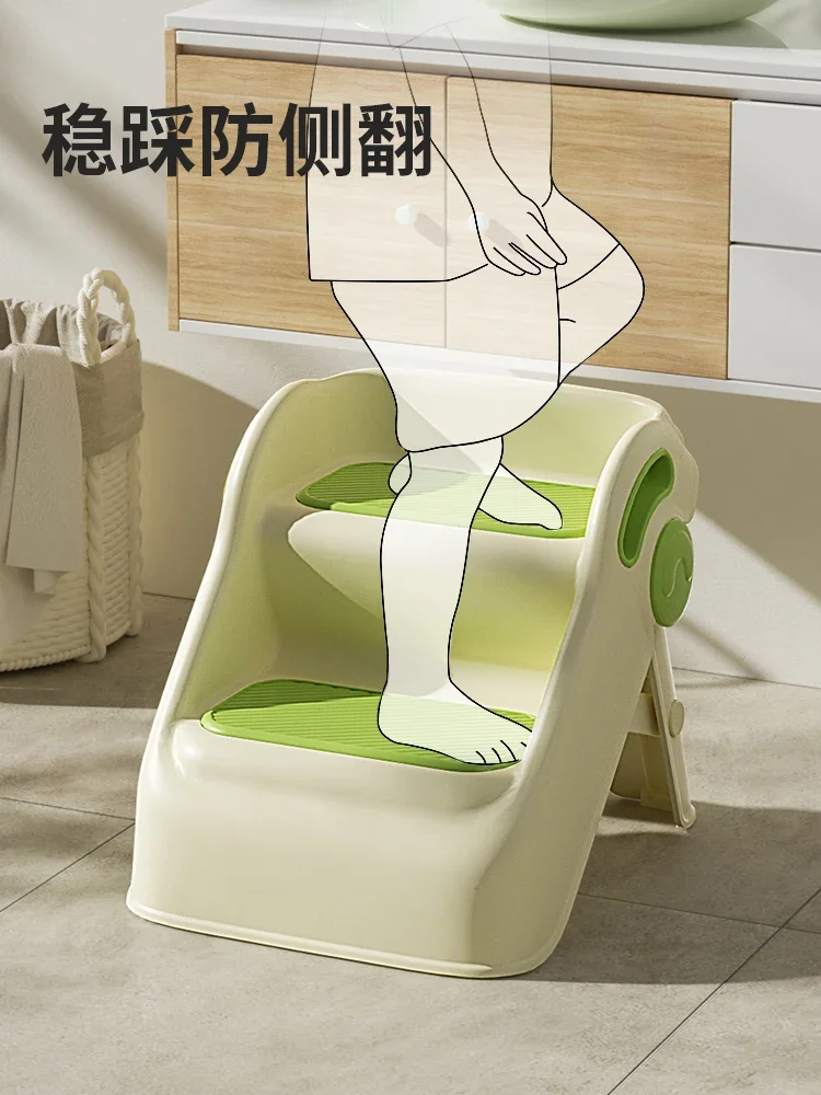 Children's washbasin, baby washing hands, steps, stools, feet for washing face, feet for washing hands, brushing teeth,