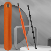 Ear Wax Removal Tool Double-head Spiral Spring Silicone Scoop Ear Cleaner Ear Pick Set 360° Spiral Swab Nettoyage Du Cérumen