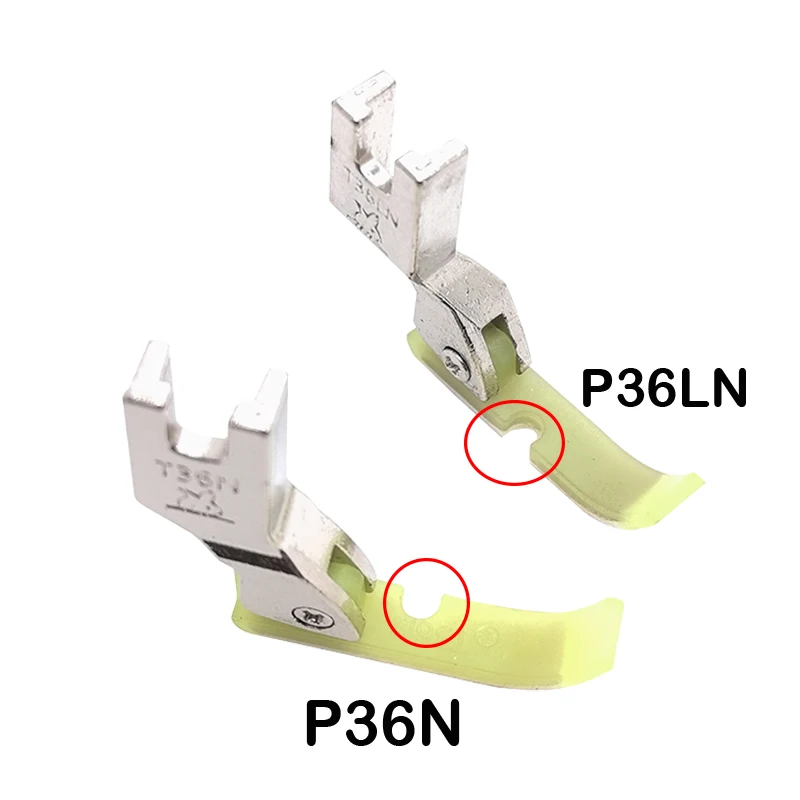 

Single Needle Zipper Foot P36N/P36LN Left,Right Narrow Teflon Foot High Shank for Industrial Lockstitch Sewing Machine