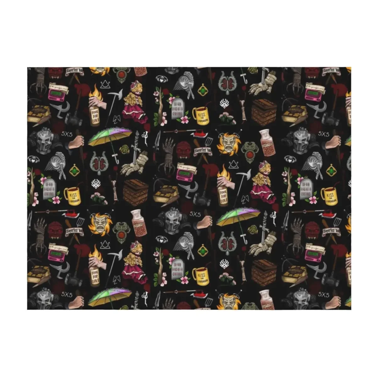 

Buffy Talismans Throw Blanket Loose Shaggy blankets and throws Weighted Blankets