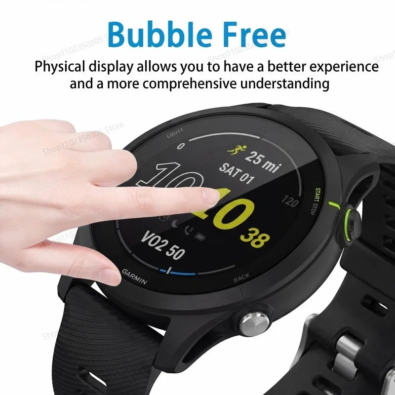 For Garmin Forerunner 165 55 255 955 Screen Protector Tempered Glass for Garmin Forerunner 745 245 45 945 935 735 235 Glass Film