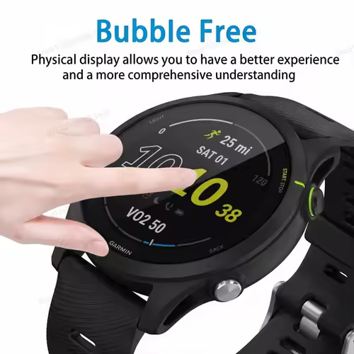 Tempered Glass Compatible for Garmin Forerunner 45 245 745 945 55 255 255S 955 165 235 735 935 Screen Protector Film - Image 2