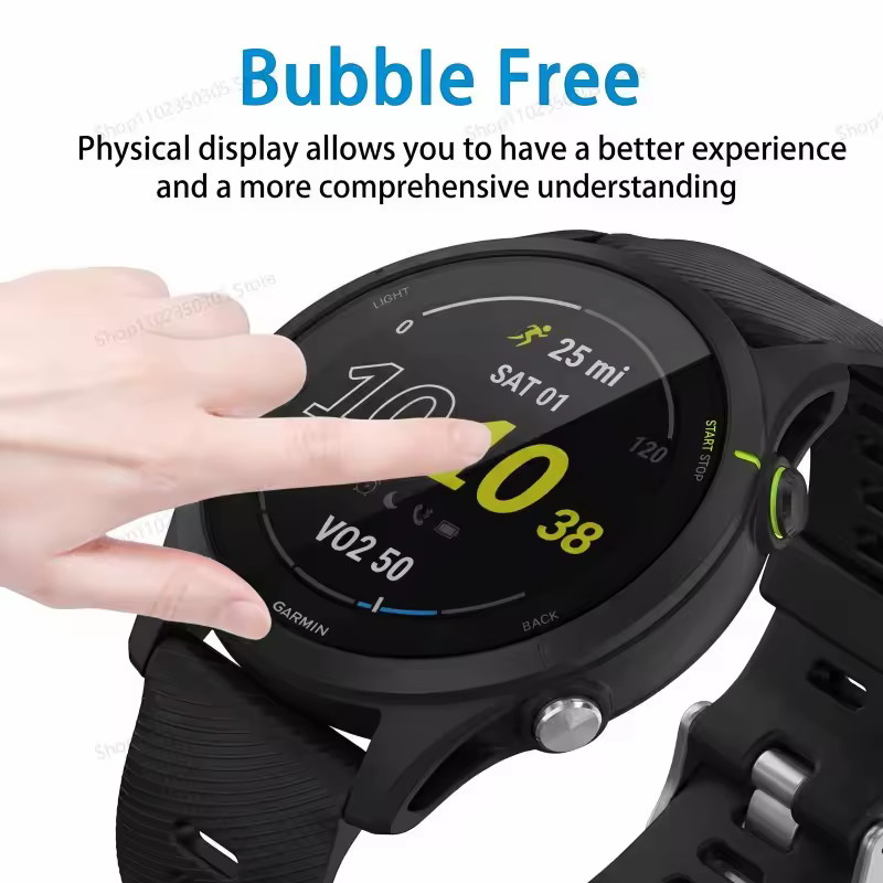 Tempered Glass Compatible for Garmin Forerunner 45 245 745 945 55 255 255S 955 165 235 735 935 Screen Protector Film - Image 2