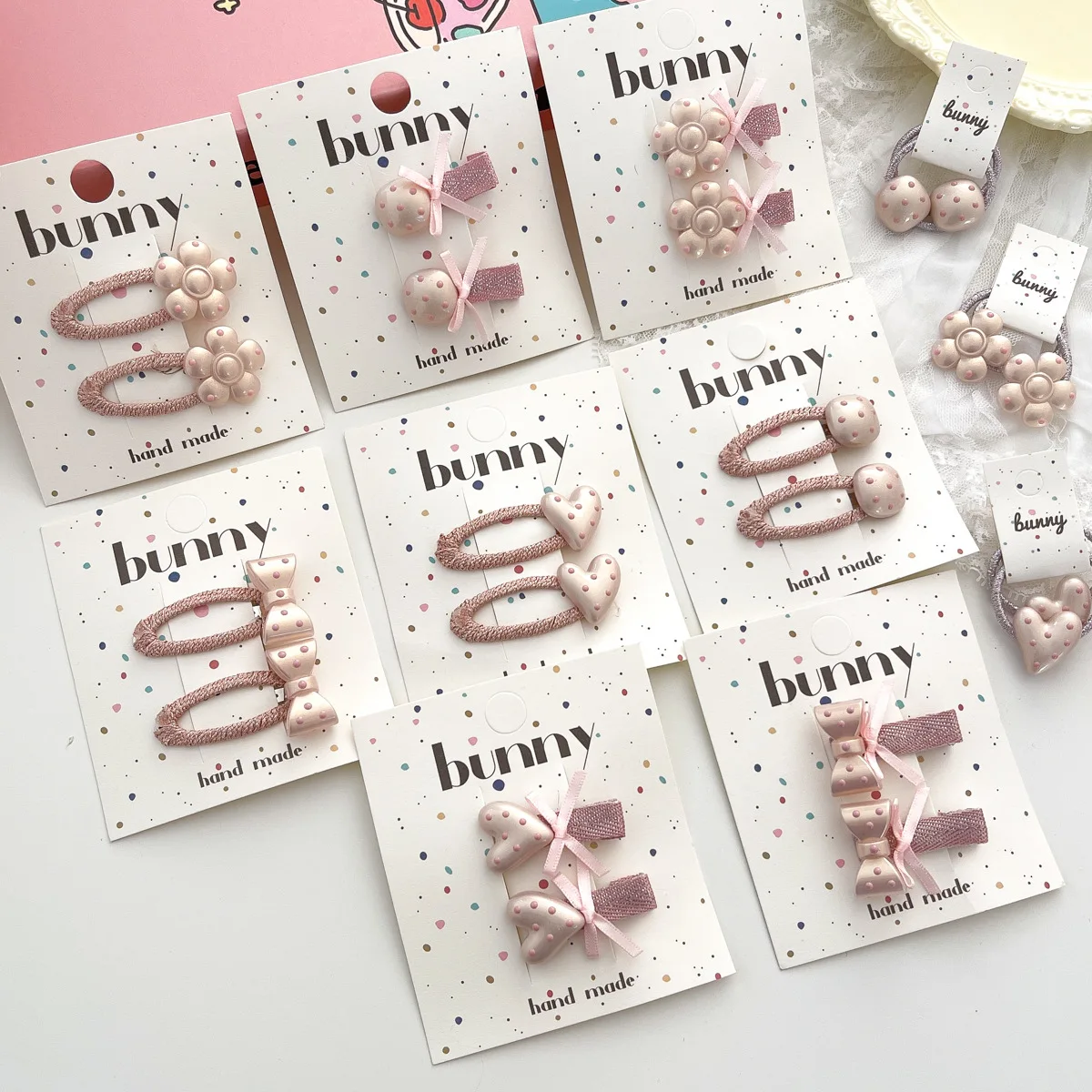 

Hanbo Dot Pearl Hairpin Hairband Children's Hair Accessories Simple Versatile Girls' Headdress Hair Rope