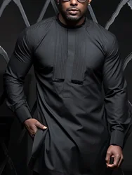 Roupa africana elegante para homens, roupas e calças dashiki na moda, padrões únicos, estilo tradicional