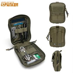 EXCELLENT ELITE SPANKER Tactical EDC Pouch Molle Tool Small Bag Outdoor Zipper Waist Pack Multifunctional Emergency Vest Pouches