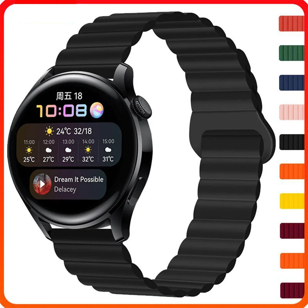 Magnetic Loop band For Amazfit GTS4/2/3/3pro/GTS2 Mini/GTR 4 42mm/47mm/GTR2/2e/stratos 20mm 22mm belt bracelet Amazfit bip strap