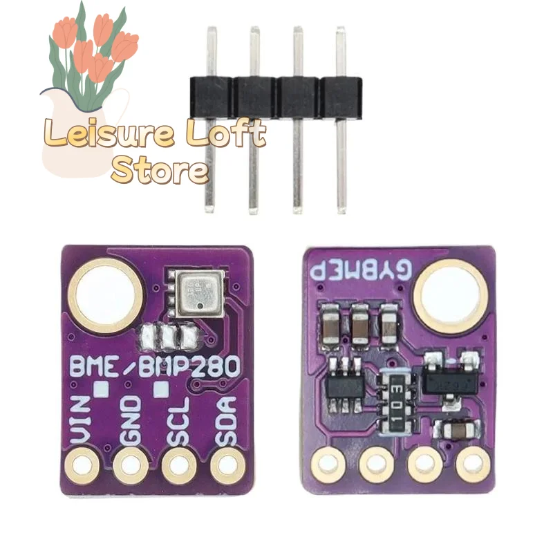 High Stability 3 in1 Barometric Pressure Altitude Sensor Module BME280 3.3V BMP280 5V for Engineering Testing