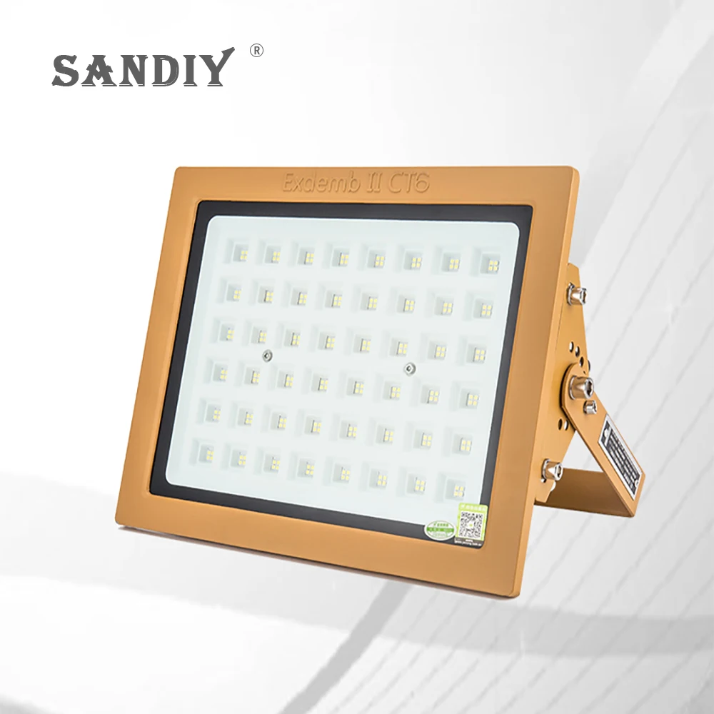 

SANDIY LED Explosion-proof Lamp Floodlight 50W100W200W300W Gas Station IP66 waterproof Floodlight Chemical Plant Workshop Light