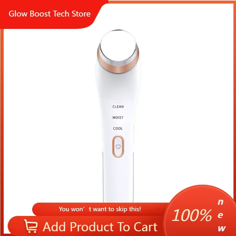 

Портативный массажер для глаз NYHandheld Ice Beauty: согревающий прибор для лица от морщин, подтягивающий кожу, для введения эссенций, для домашнего использования