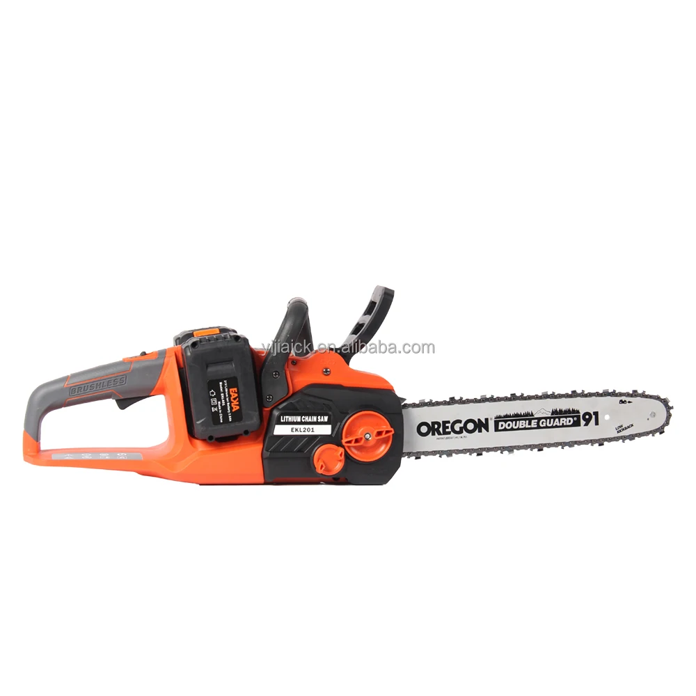 Brushless lithium battery powered chainsaw 40v cordless