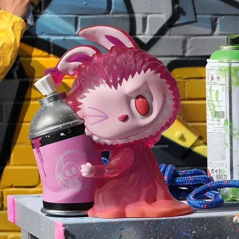 POP MART LABUBU Anime Action Figure - the Monsters Almost Hidden Series Blind Box Mystery Dolls Collection for Girls