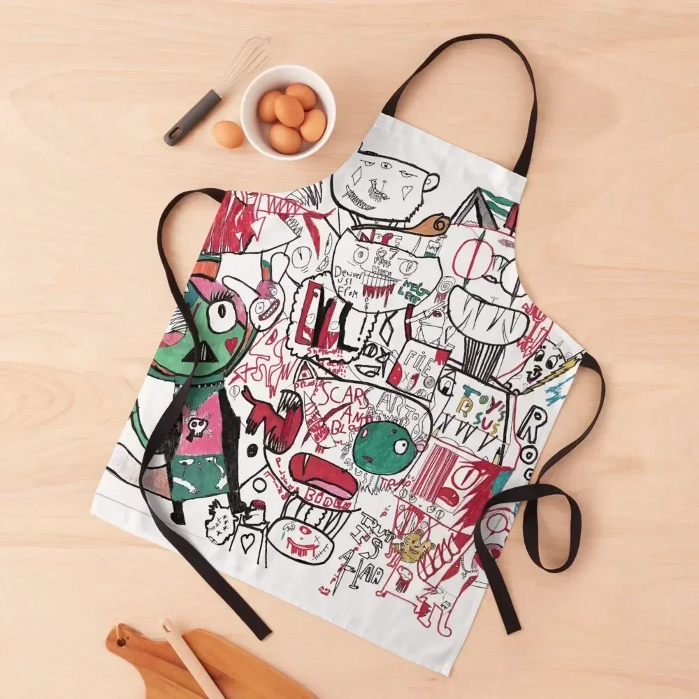 

Deliver Us from Evil Apron Sexy Kitchen on the wall Kitchen New 2022 Year Things For The Home Apron