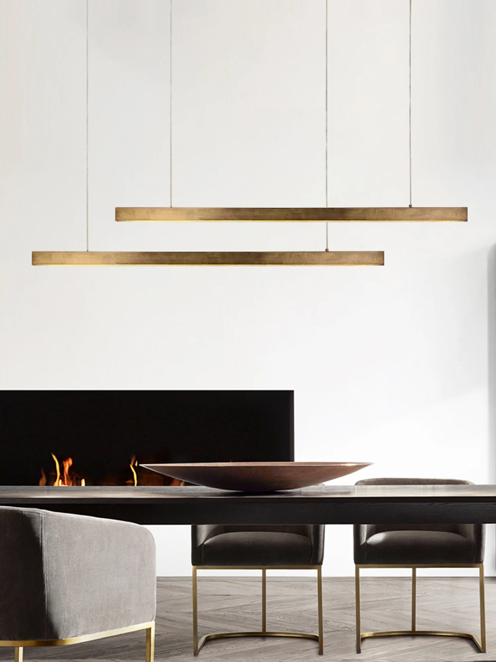 American Dimming LED Brass Chrome Copper Chandelier