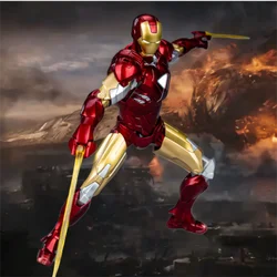 Fondjoy Iron Man MK6 DIY Assemble Toy The Avengers Iron Man Model 15cm ABS Material 1/12 Scale Action Figures Boys Birthday Gift