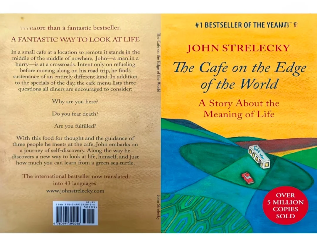 The Cafe on the Edge of the World by John Strelecky - Inspirational Self-Help & Meaning of Life Paperback Book