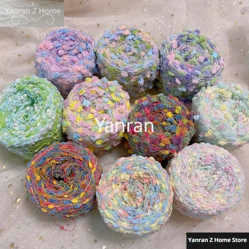 Duan Dye Cotton Yarn Long Distance Chrysanthemum Bean Macaron Mantian Star Handmade DIY Knitting Wiring 50g Yarn Bulk