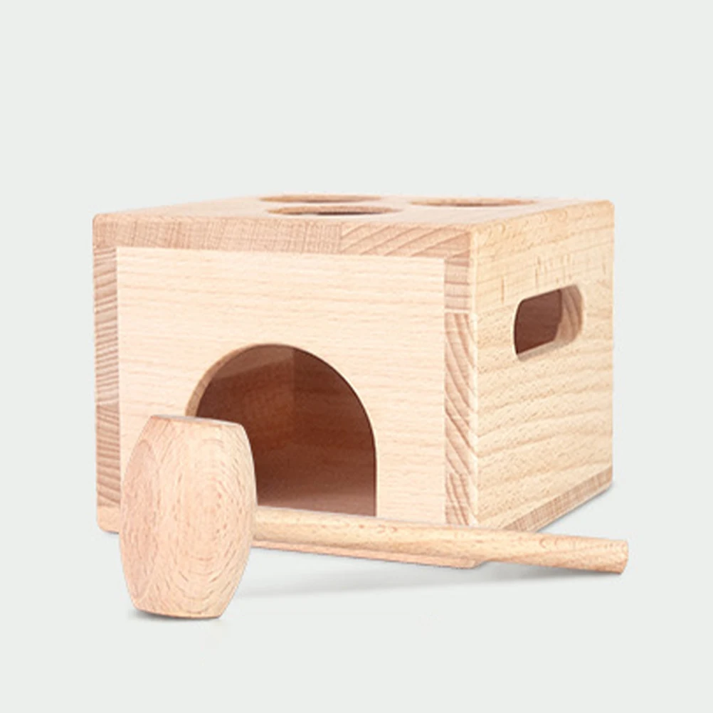 

Wooden Hammer Ball Toys For Toddlers 1 3 Ball Drop Toys for Toddlers 1 3 Kids Training Educational Cognition Hammer Beat Toy