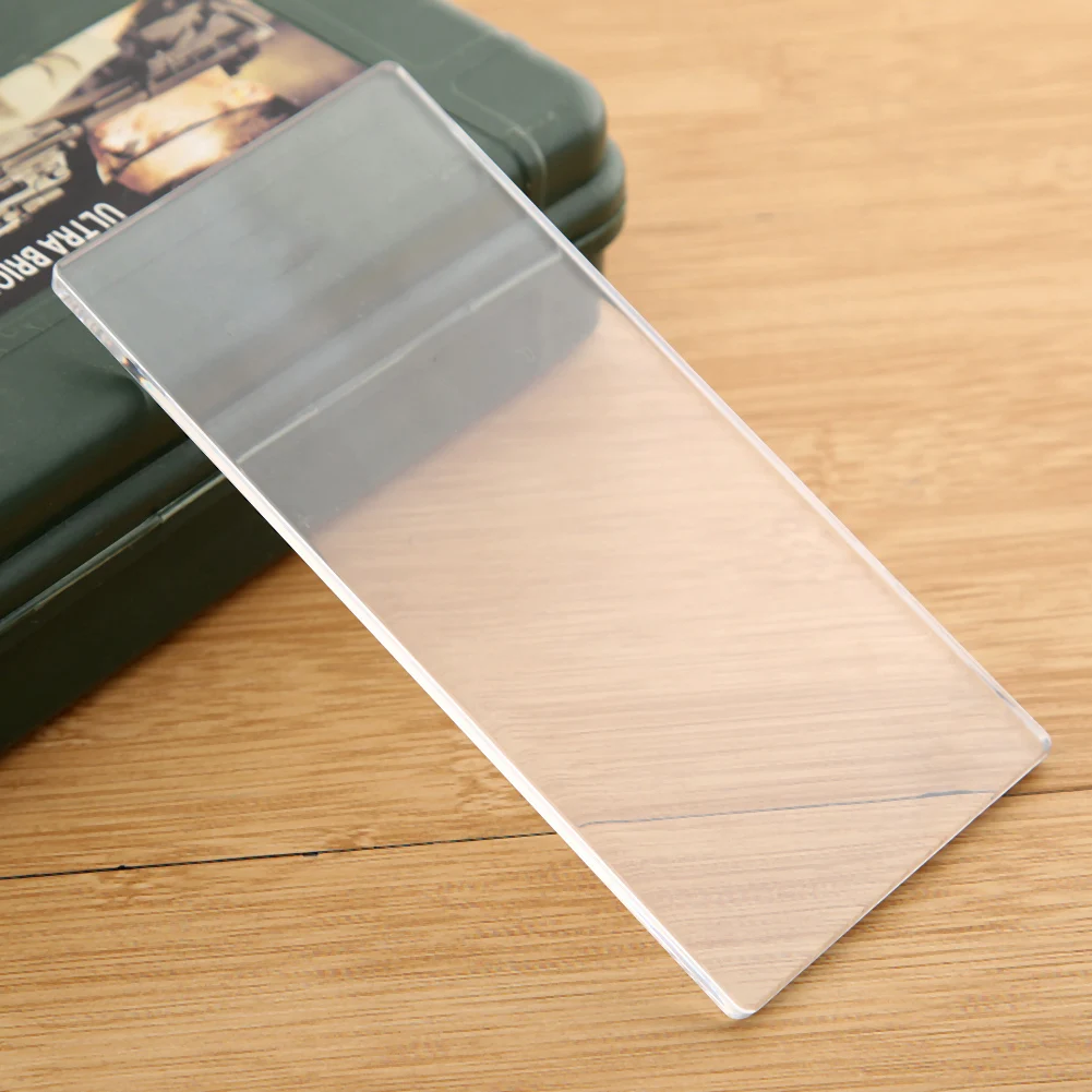 3mm 5mm Thickness Transparent Acrylic Plates Replacement Pad DIY Die Cutting Embossing Machine Plate Scrapbook Crafts 16*8CM