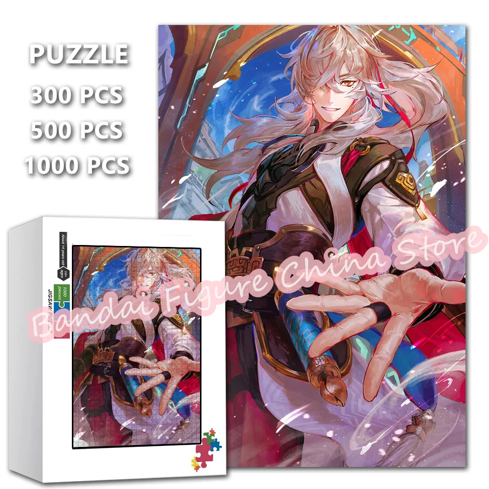 

Genshin Impact Game Video Jigsaw Puzzles 108/200/300/500/1000 Pieces Beelzebul Yae Miko Cartoon Print Puzzle Decompress Toys