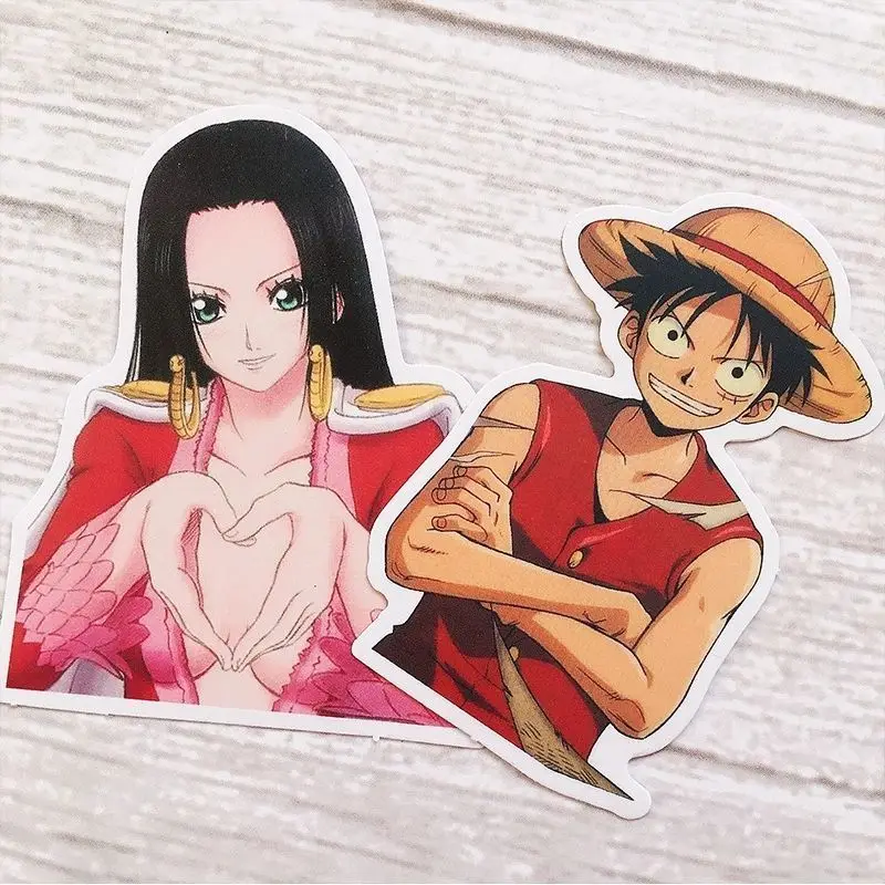 120 Pcs Unique Cute One Piece Stickers, Creative Cartoon Graffiti Waterproof DIY Decals for Phone Case Notebook Decoration - view 4