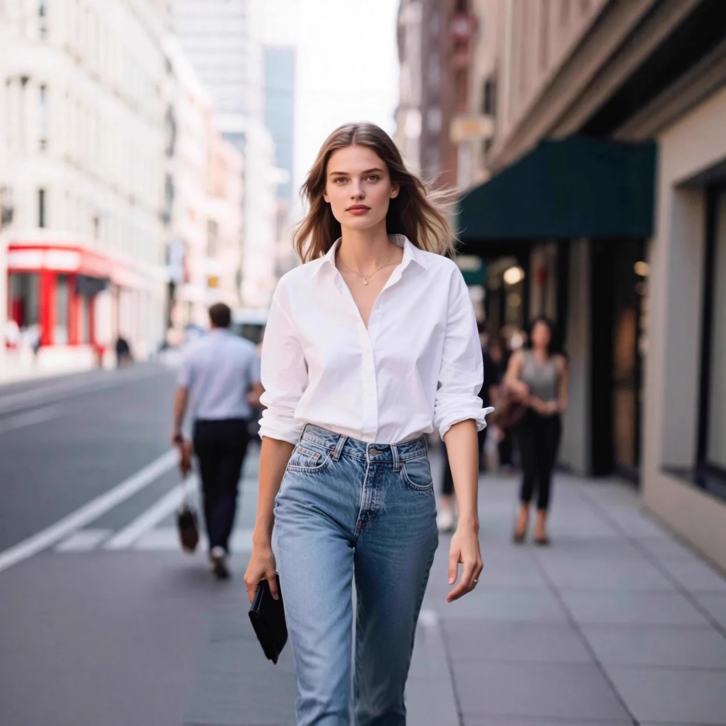 Camisa de Manga Larga para Mujer, Estilo Moderno, Simple y Versátil, Proveedor Experto en Comercio Electrónico de Moda Independiente, Ropa Transfronteriza
