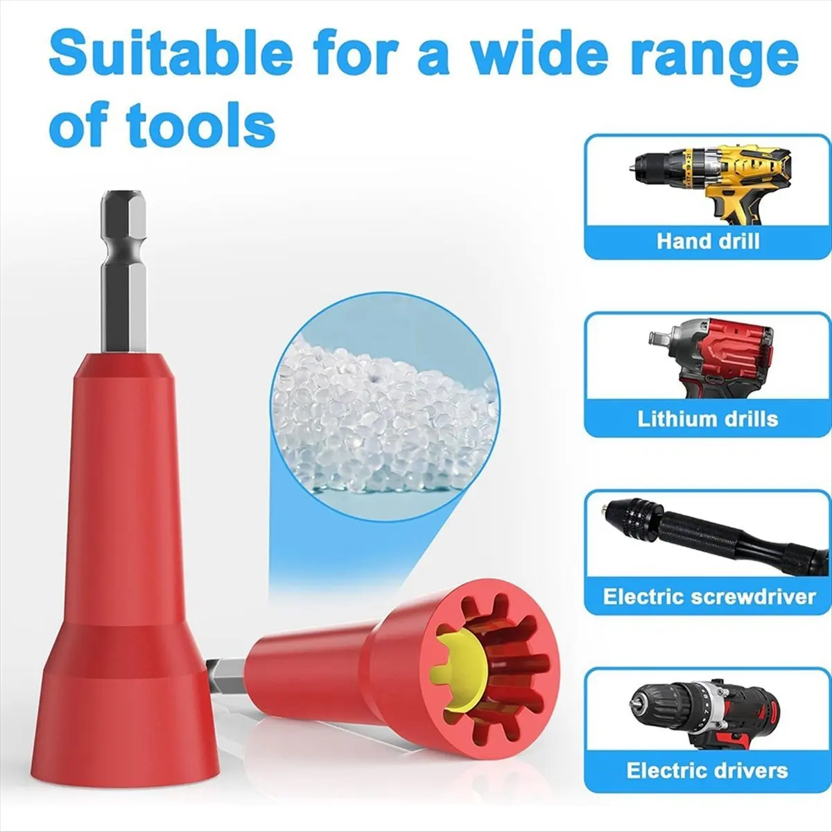 أداة إعصار الأسلاك ABJY 3 قطع مع 100 قطعة من أغطية الأسلاك للحفر، موصل سلك تويست، أداة إعصار الأسلاك #5