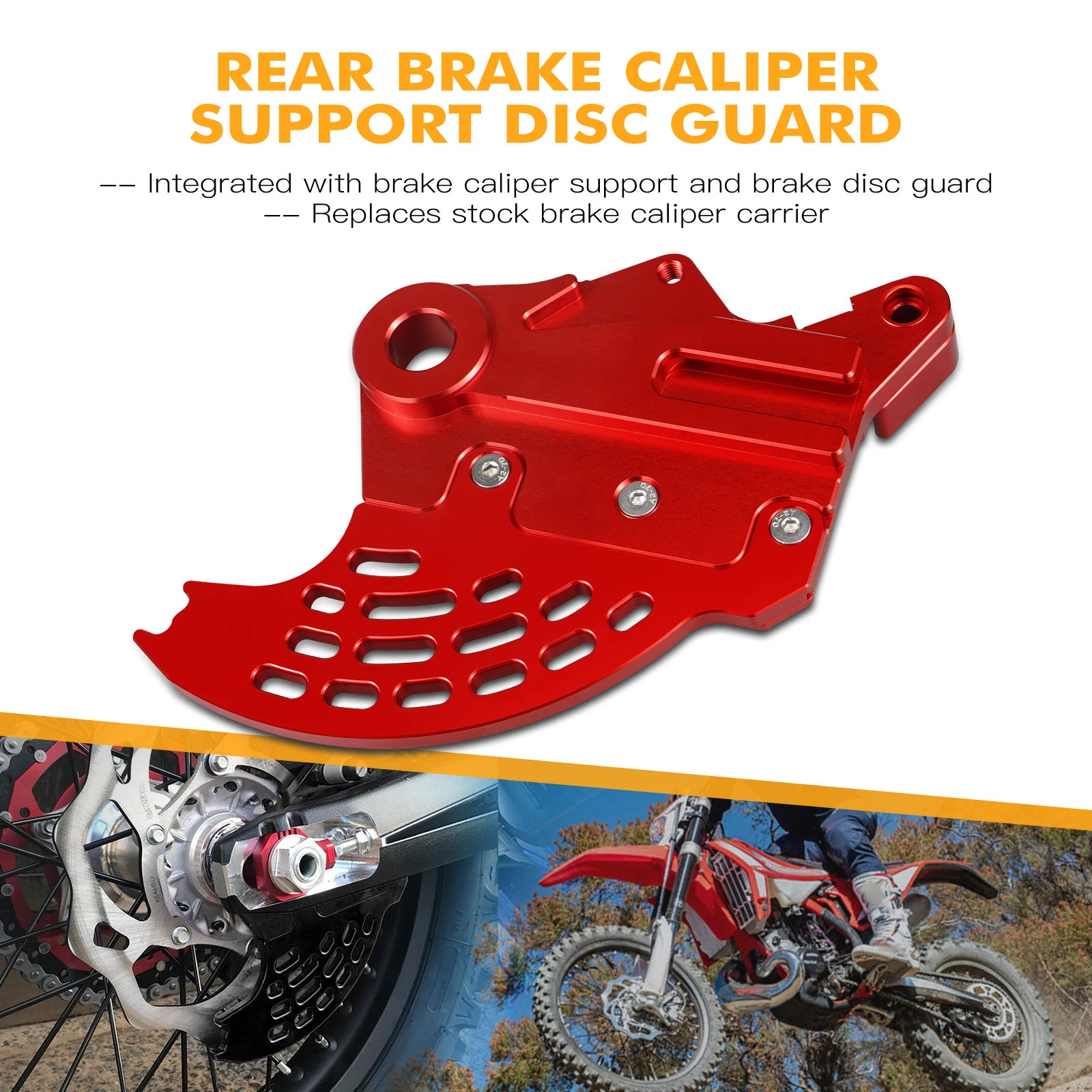 베타 RR RS 300 250 200 350 390 430 430 450 480 498 500 2T 4T 엔듀로 CNC 리어 브레이크 디스크 가드 보호 커버 액세서리