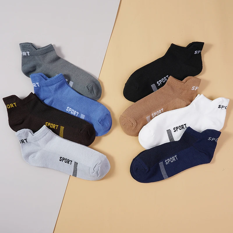 2 Pairs/Lot Man Short Ankle Socks Sports Casual Fashion Street High Quality Funny Socks Low Tube