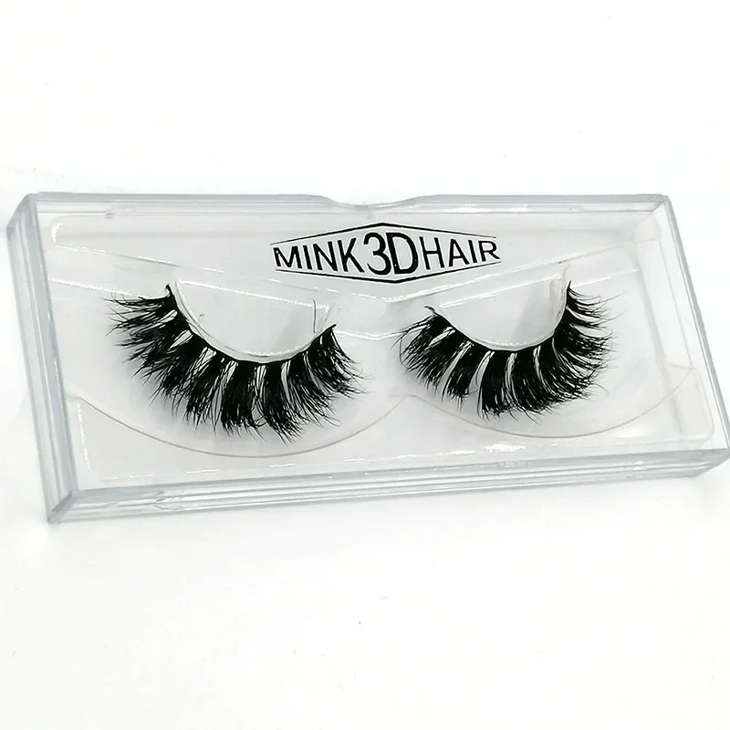 رموش صناعية من شعر المنك، رموش صناعية مصنوعة يدويًا، أدوات مكياج للعين