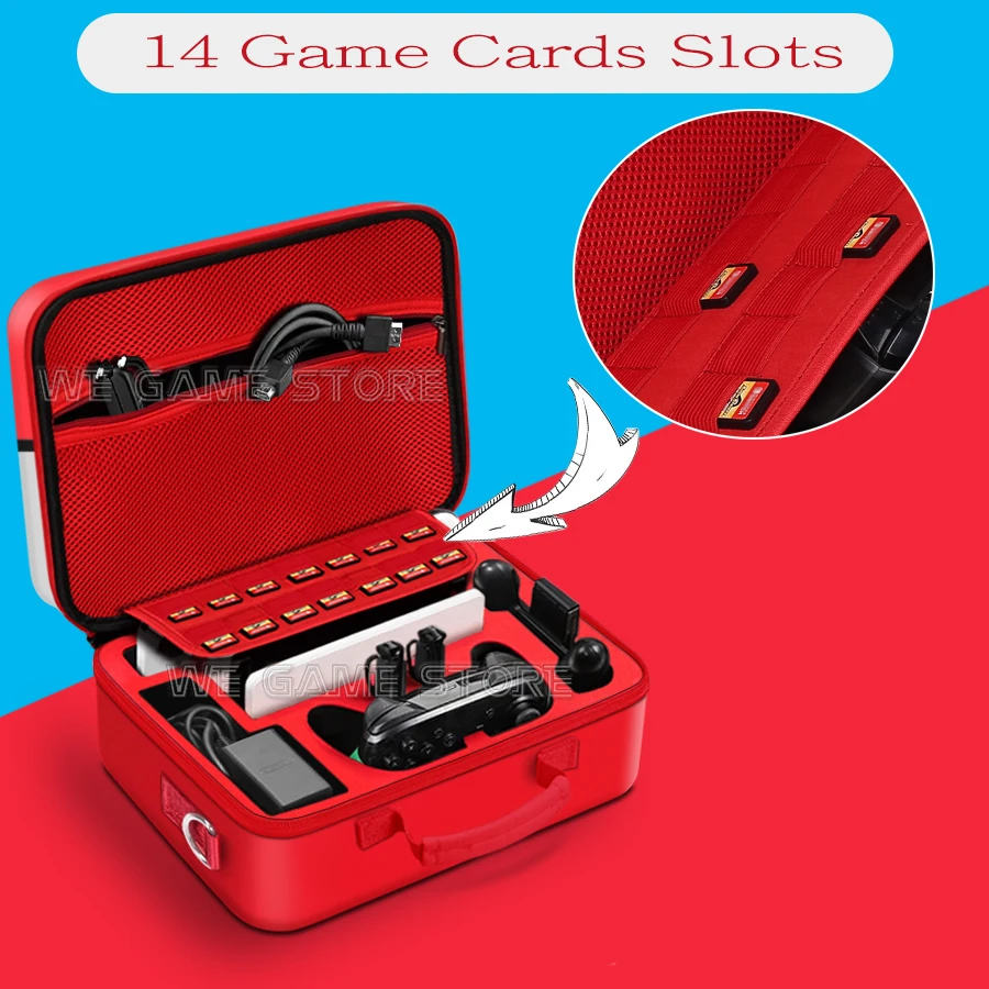 Neue niedliche Aufbewahrung tasche für Nintendo Switch oled Nintendo switch Zubehör Tier kreuzung Thema Shell Trage tasche tragbare Tasche