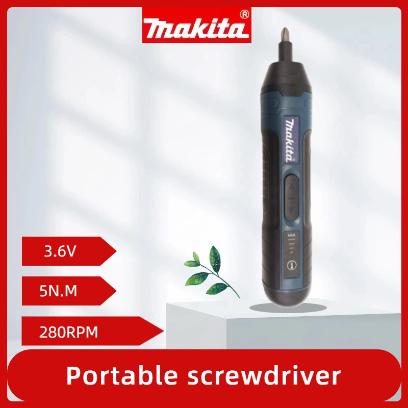 Makita Cordless Electric Screwdriver 1300mah Rechargeable Adjustment Power Drill Multi-function Disassembly Torque Repair Tools